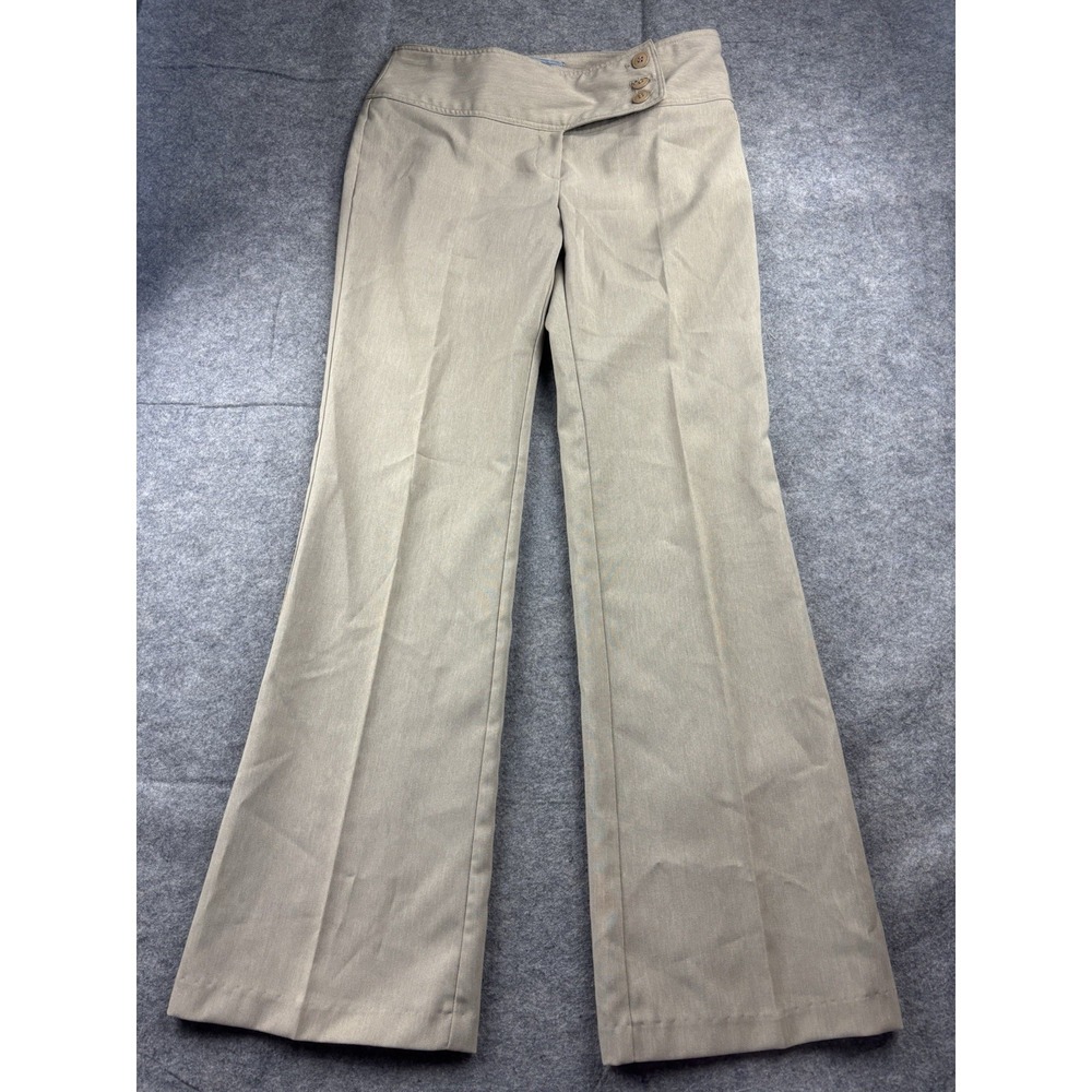VTG Star City Women's 31x31" Pants Trousers Beige Wide Leg Low rise Y2K 00s NYC